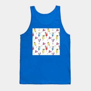 Colorful Cocktails,Drinks,Alcohol,Booze,Tropical Tank Top